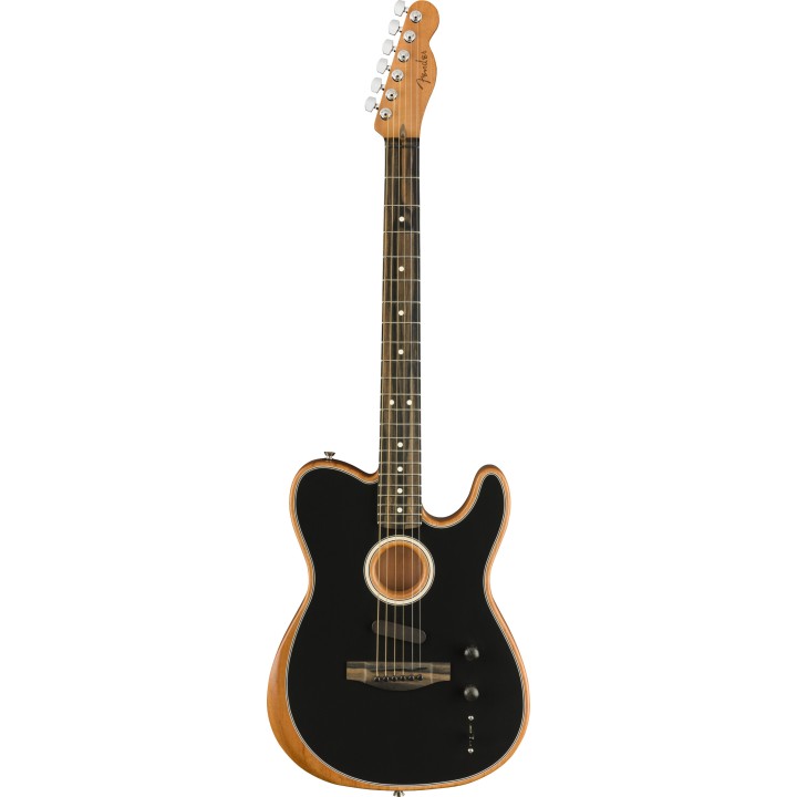 Fender - Acoustasonic Telecaster Black con borsa inclusa