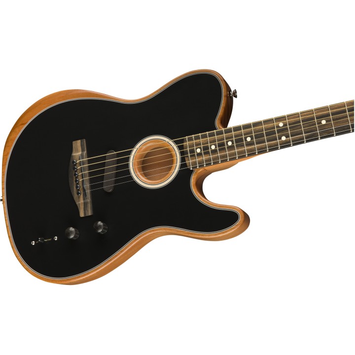 Fender - Acoustasonic Telecaster Black con borsa inclusa