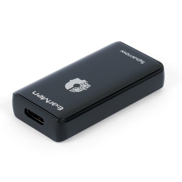 EarMen | SPARROW DAC USB tascabile ad alte prestazioni + preamplificatore + amplificatore per cuffie, compatibile con dispositiv