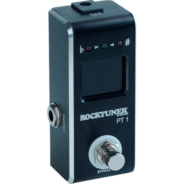 Acquista ROCKTUNER RT PT 1 BLK ACCORDATORE CROMATICO A PEDALE NERO | Merula Strumenti Musicali