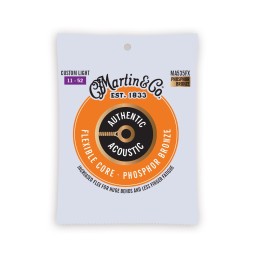 Acquista MARTIN MA535FX AUTHENTIC FLEXIBLE CORE CUSTOM LIGHT PHOSPHOR BRONZE 11-52 online | Merula Strumenti Musicali