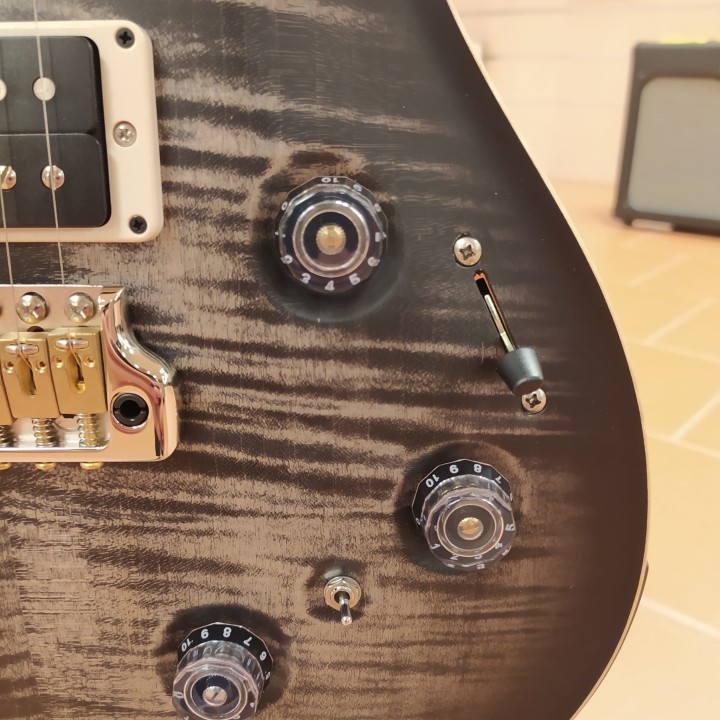 Acquista PRS Custom 24 Piezo Pattern Thin Charcoal Burst online | Merula Strumenti Musicali