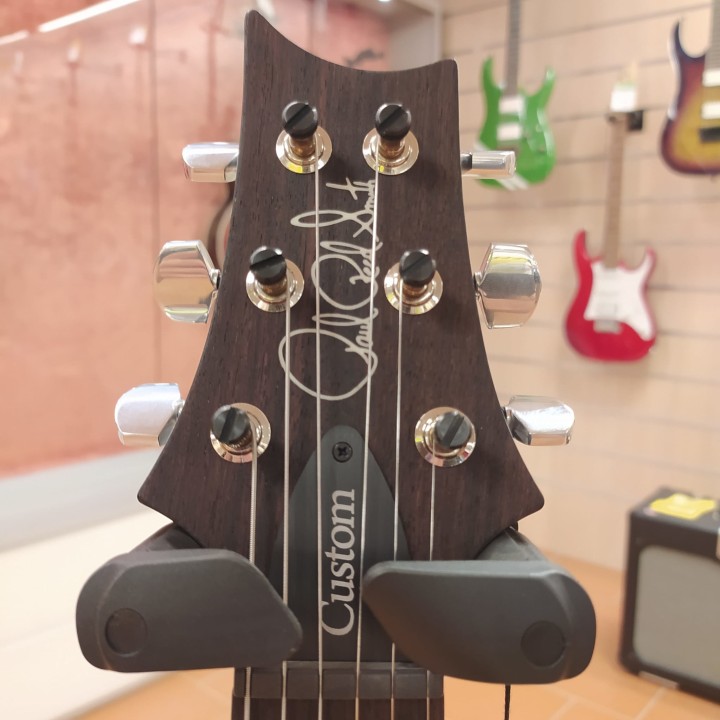 Acquista PRS Custom 24 Piezo Pattern Thin Charcoal Burst online | Merula Strumenti Musicali
