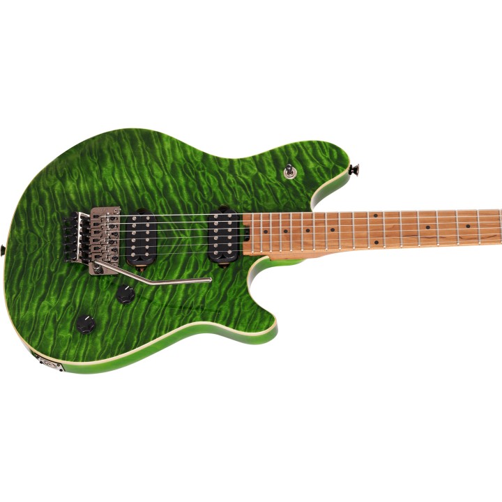 Acquista EVH 5107003587 EVH WG STD QM, BKD MPL, TRANS GREEN online | Merula Strumenti Musicali