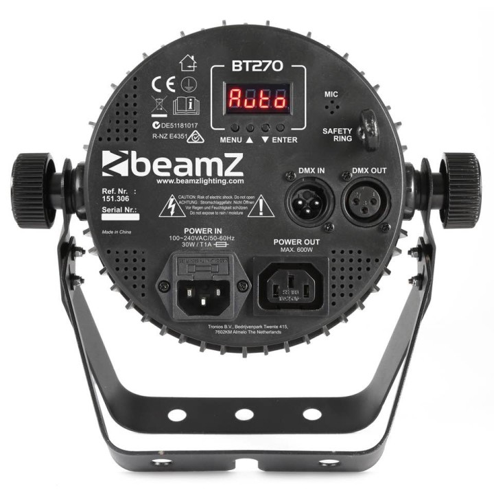Beamz - BT270 Flat Par 7X6W 4in1 DMX IRC