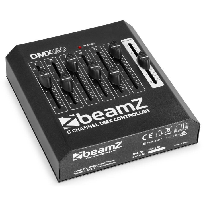 Acquista BEAMZ DMX060 | CONTROLLER 6 CH online | Merula Strumenti Musicali