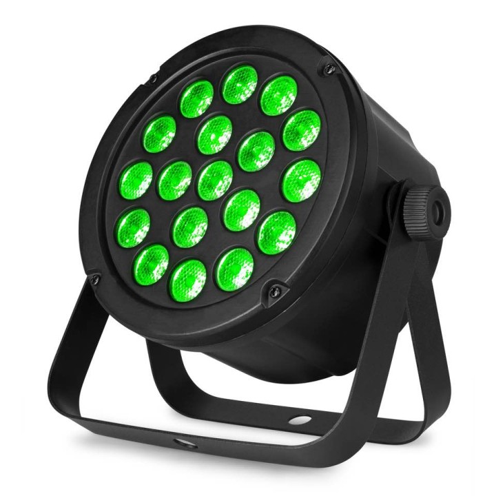 Acquista BEAMZ SLIMPAR45 18 X 3W 3IN1 RGB DMX online | Merula Strumenti Musicali