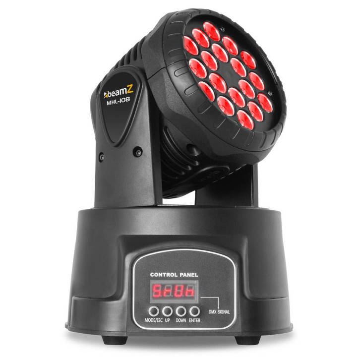Acquista BEAMZ MHL108MK3 WASH 18X 3-1 RGB 11 DMX online | Merula Strumenti Musicali