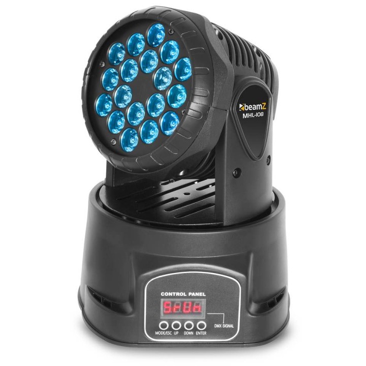Acquista BEAMZ MHL108MK3 WASH 18X 3-1 RGB 11 DMX online | Merula Strumenti Musicali