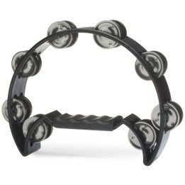 Stagg TAB-2 BK  Tamburello a mezza luna in plastica con 16 jingles  Colore: nero