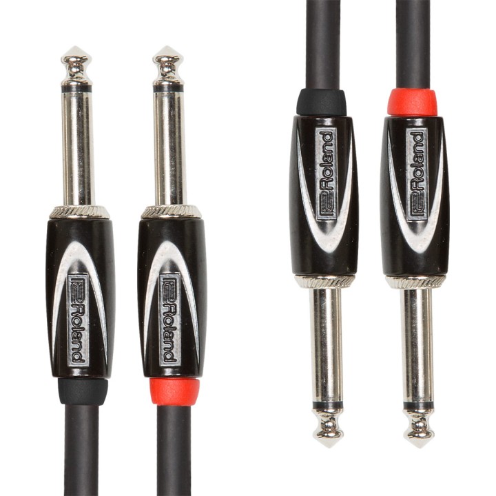 roland rcc-10-2814 cavo doppio connettori jack 3 metri