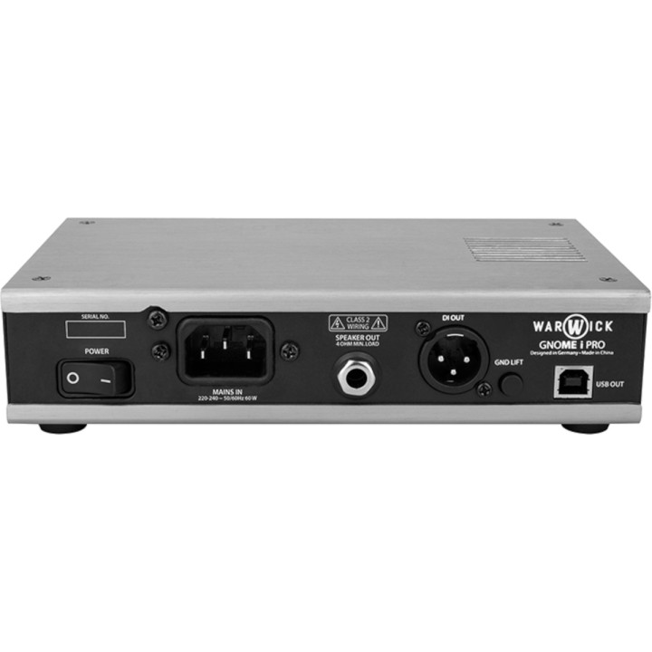 Acquista WARWICK W A GNOME I PRO 230V MINI-TESTATA PER BASSO 280W CON USB online | Merula Strumenti Musicali