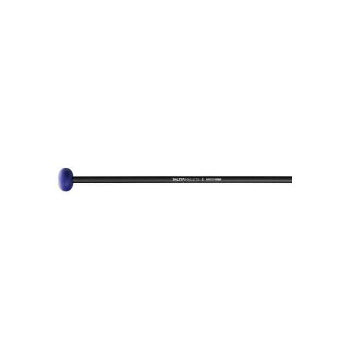 Balter Mallets - BBB8  Battenti Mike Balter serie Basics  Testa in gomma blu medium Manico in betulla