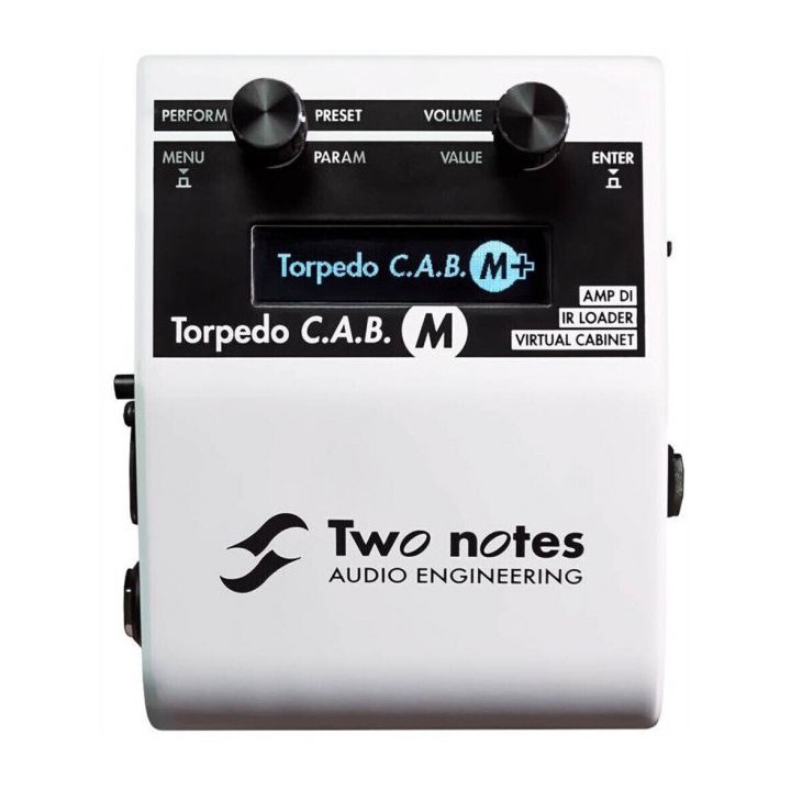Acquista TWO NOTES TORPEDO C.A.B. M + - SIMULATORE PREAMP/FINALE, CASSA, DI E IR LOADER online | Merula Strumenti Musicali