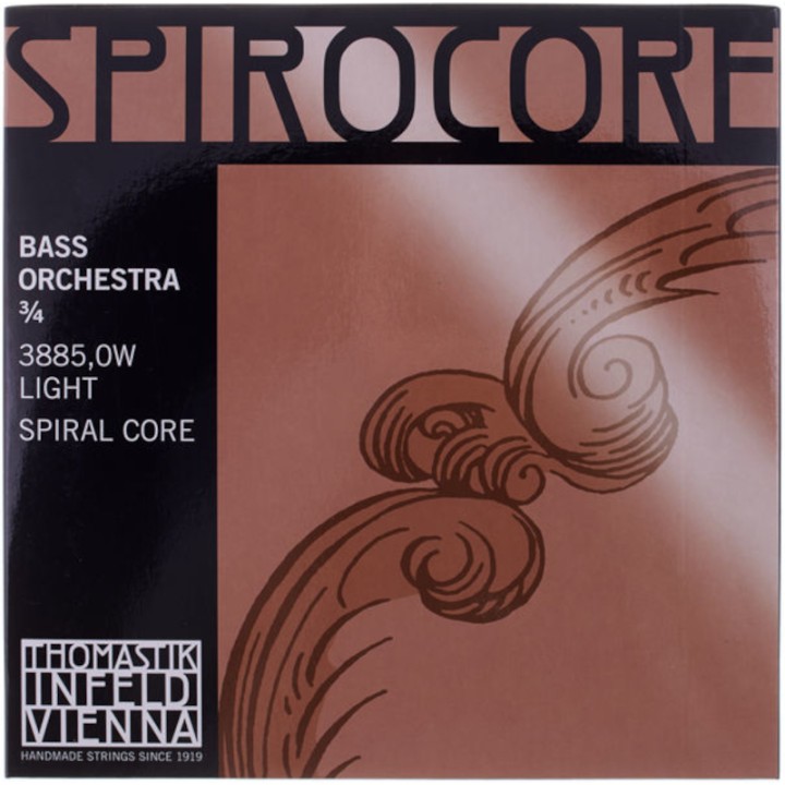 Acquista THOMASTIK 3885,0W DOUBLE BASS SPIROCORE 3/4 LIGHT ORCHESTRA TUNING STRING SET online | Merula Strumenti Musicali