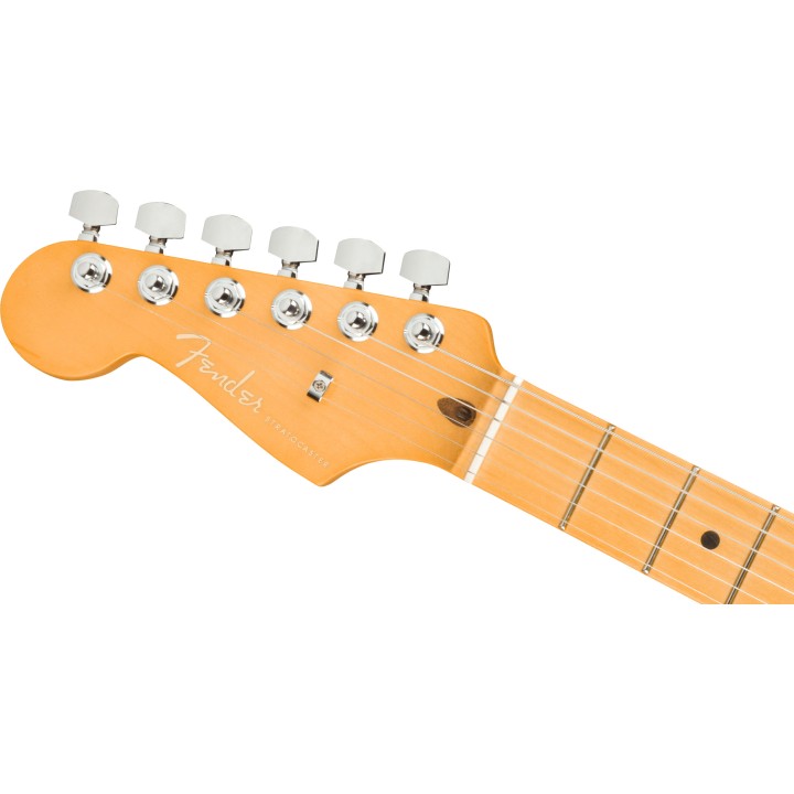 Acquista FENDER American Ultra Stratocaster Left-Hand, Maple Fingerboard, Cobra Blue online | Merula Strumenti Musicali