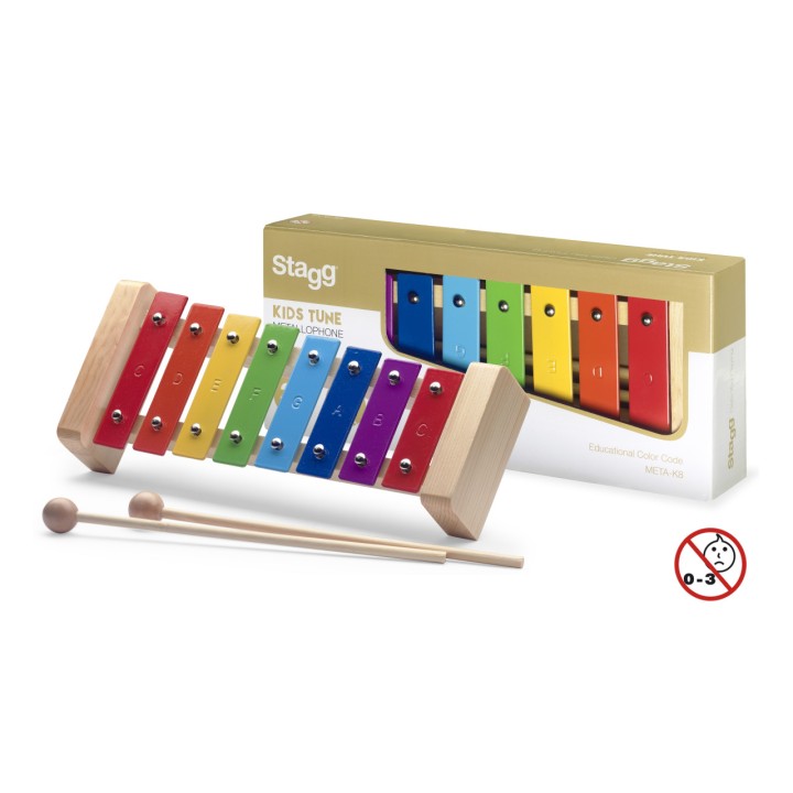 Acquista STAGG META-K8 RB METALLOFONO online | Merula Strumenti Musicali