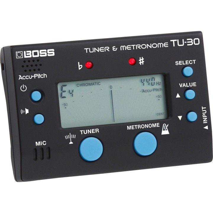 Acquista BOSS TU-30 ACCORDATORE/METRONOMO online | Merula Strumenti Musicali