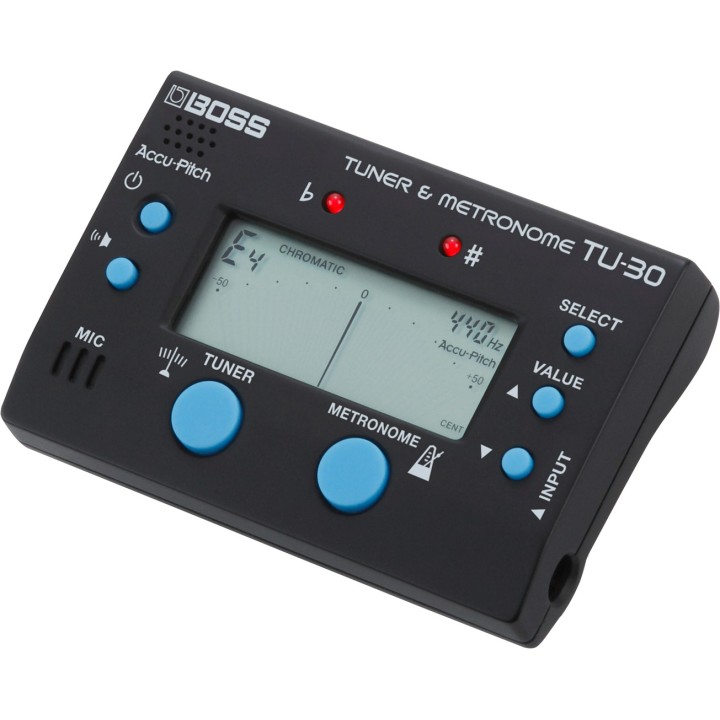 Acquista BOSS TU-30 ACCORDATORE/METRONOMO online | Merula Strumenti Musicali
