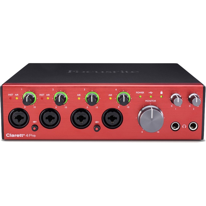FOCUSRITE CLARETT+ 4PRE Interfaccia audio