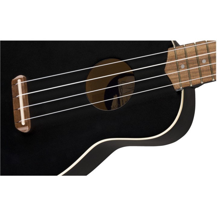 Acquista FENDER Venice Soprano Uke, Blk Wn 0971610706 online | Merula Strumenti Musicali
