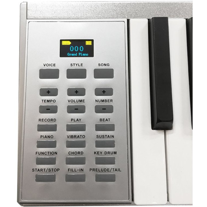 Acquista MILES Mls-118 Piano Digitale Silver online | Merula Strumenti Musicali