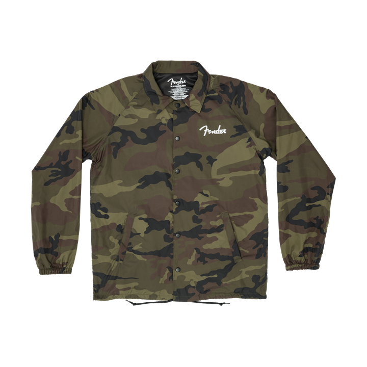 Acquista FENDER CAMO COACHES JACKET, M - 9192002406 online | Merula Strumenti Musicali