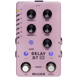 Acquista MOOER D7 DELAY X2 online | Merula Strumenti Musicali