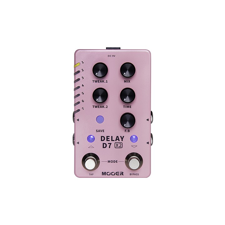 Acquista MOOER D7 DELAY X2 online | Merula Strumenti Musicali