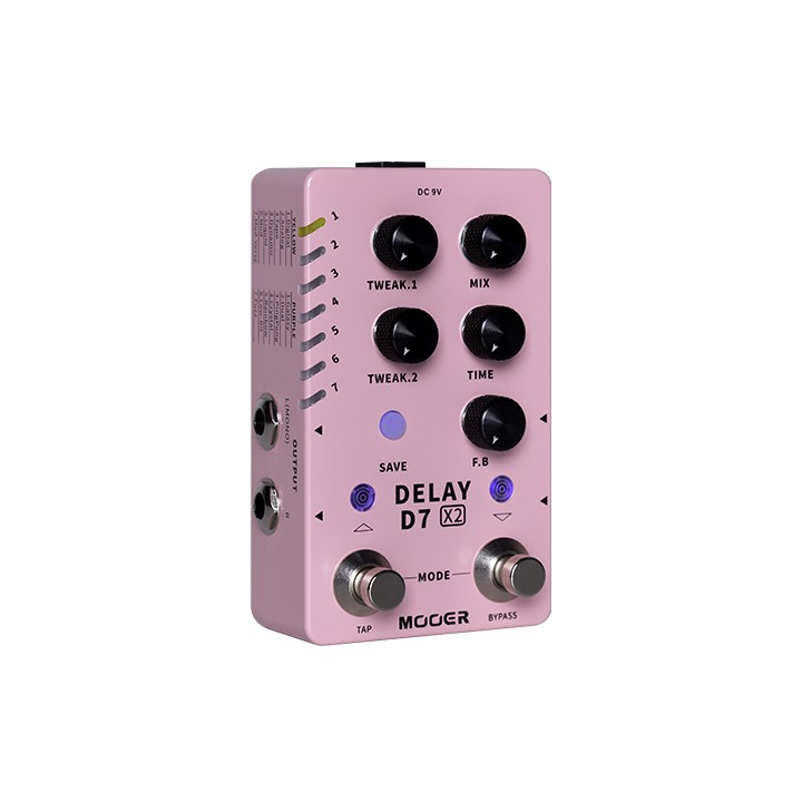 Acquista MOOER D7 DELAY X2 online | Merula Strumenti Musicali