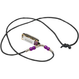HOHNER MINI HARP NECKLACE PURPLE | Merula Strumenti Musicali