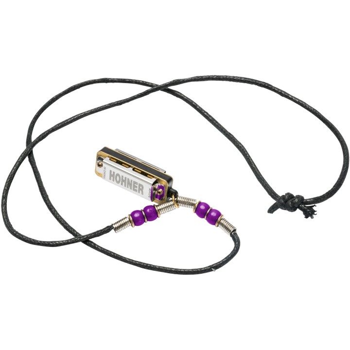 HOHNER MINI HARP NECKLACE PURPLE | Merula Strumenti Musicali