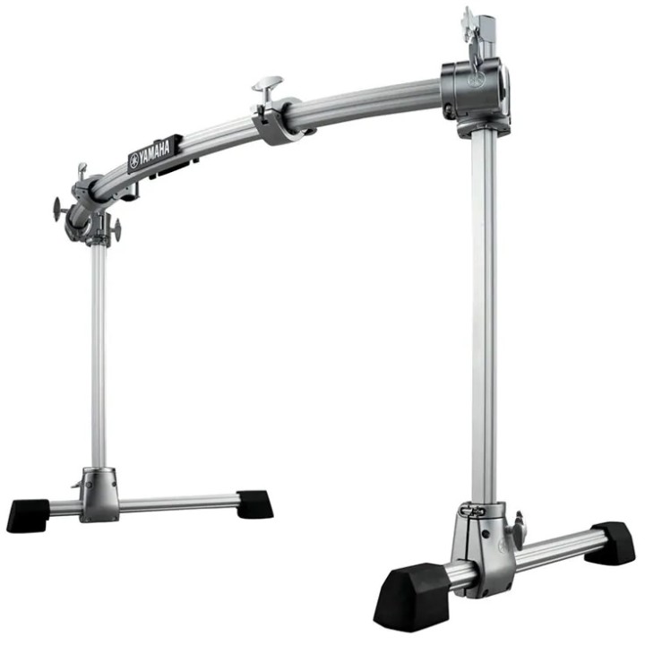 Yamaha Hexrack II - HXR2LII  Drum Rack composto da x2 gambe laterali a T + barra frontale curva  Comprende: x2 morsetti tubo-tub