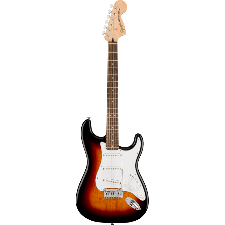 Acquista SQUIER Affinity Series Stratocaster, Laurel Fingerboard, White Pickguard, 3-Color Su online | Merula Strumenti Musicali