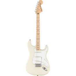 Acquista SQUIER Affinity Series Stratocaster, Maple Fingerboard, White Pickguard, Olympic Whi online | Merula Strumenti Musicali
