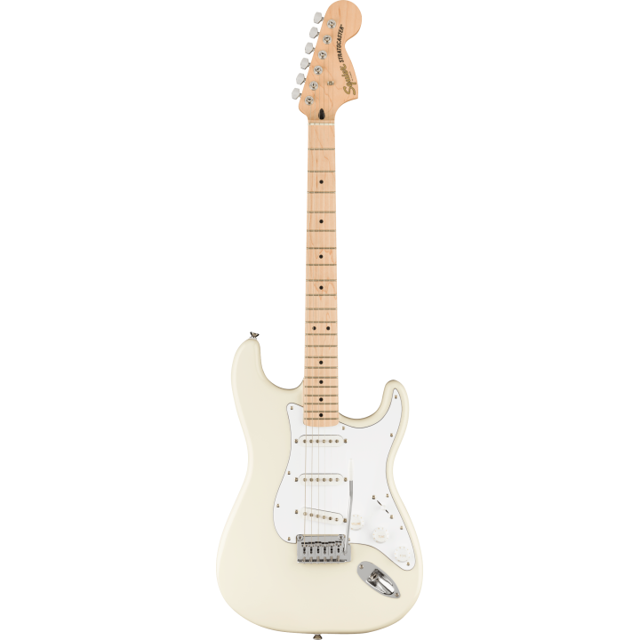 Acquista SQUIER Affinity Series Stratocaster, Maple Fingerboard, White Pickguard, Olympic Whi online | Merula Strumenti Musicali