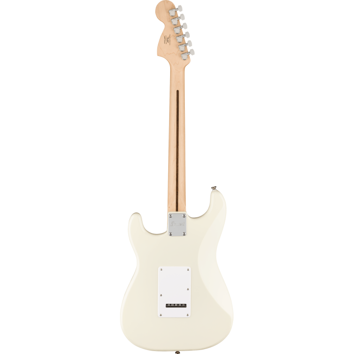 Acquista SQUIER Affinity Series Stratocaster, Maple Fingerboard, White Pickguard, Olympic Whi online | Merula Strumenti Musicali