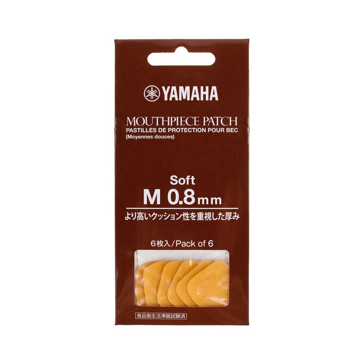 Acquista YAMAHA PROTEGGI BOCCHINO 0.8mm soft m MMMPATCHM08S3 online | Merula Strumenti Musicali