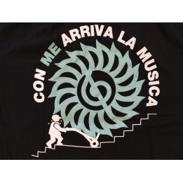 MERULA T-SHIRT CON ME ARRIVA LA MUSICA (L)