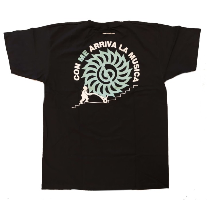 MERULA T-SHIRT CON ME ARRIVA LA MUSICA (L)