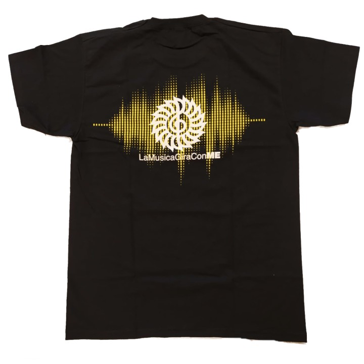 MERULA T-SHIRT "Onda Sonora GIALLA" (S)