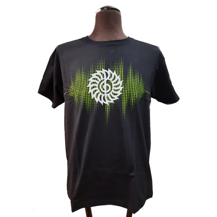 MERULA T-SHIRT "Onda Sonora GIALLA" (S)