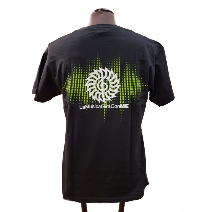 MERULA T-SHIRT "Onda Sonora GIALLA" (S)