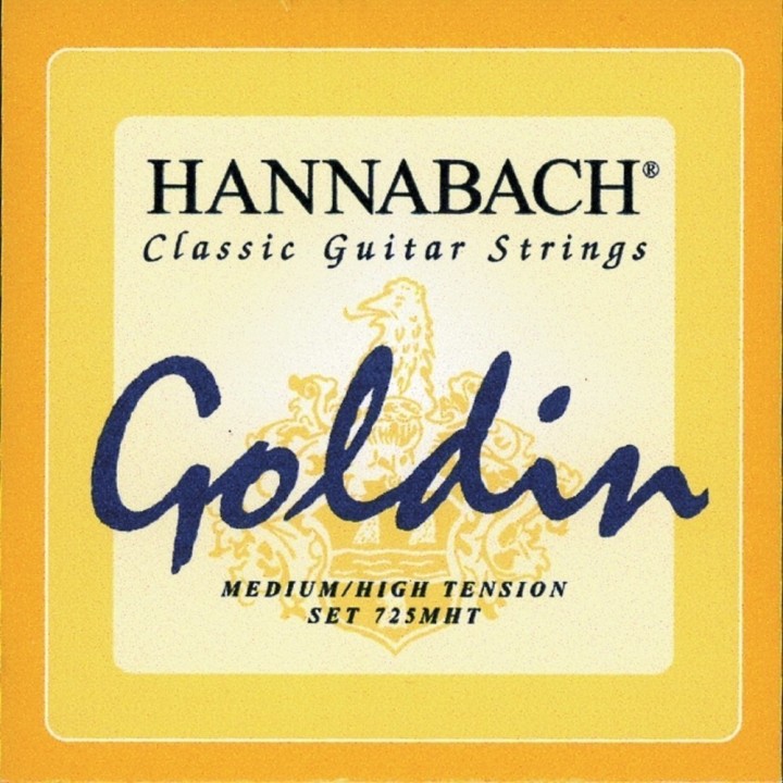 Acquista HANNABACH CORDE PER CHITARRA CLASSICA SERIE 725 MEDIUM / HIGH TENSION GOLDIN SET online | Merula Strumenti Musicali