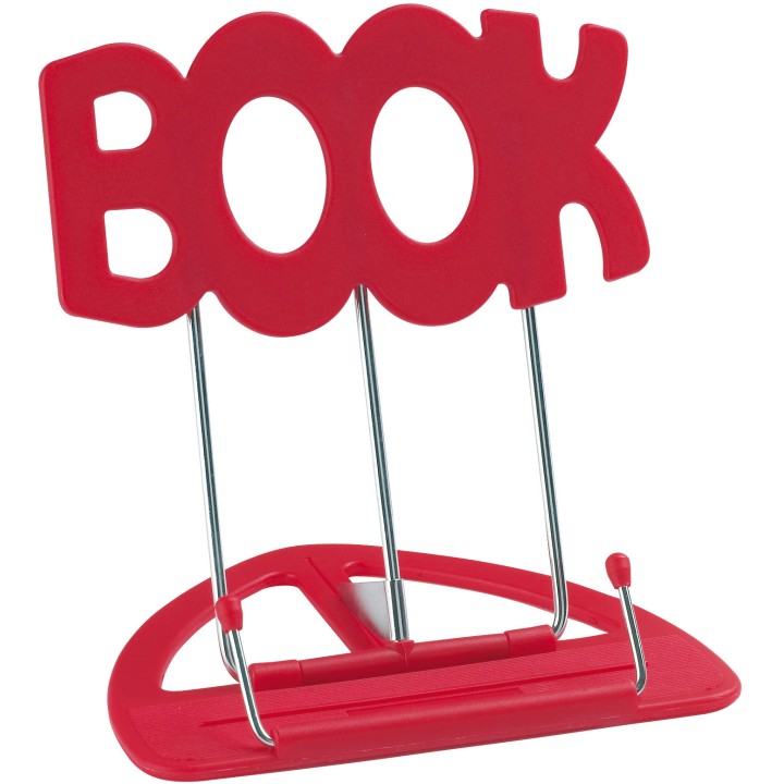 UNI-BOY BOOK STAND RED - Supporto da tavolo