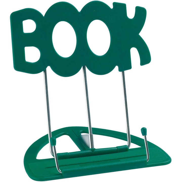 2440-012-60 UNI-BOY BOOK STAND GREEN - Supporto da tavolo