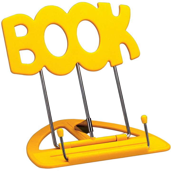 UNI-BOY BOOK STAND YELLOW - Supporto da tavolo multiuso