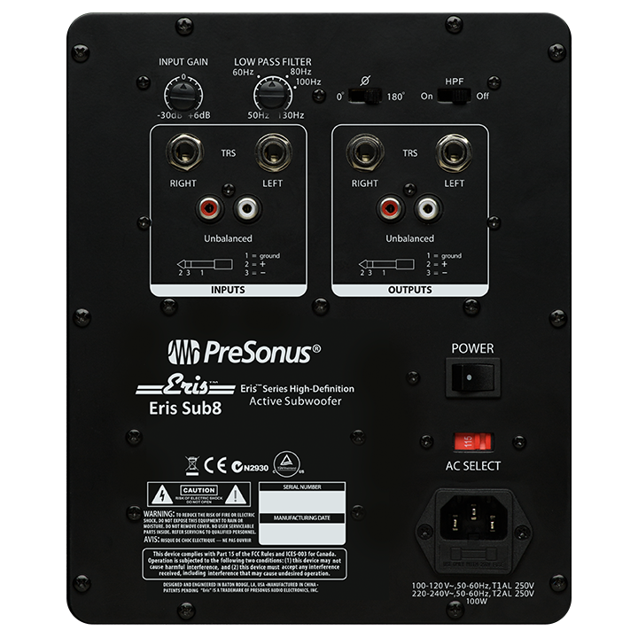 Presonus Eris Sub 8 Subwoofer Attivo