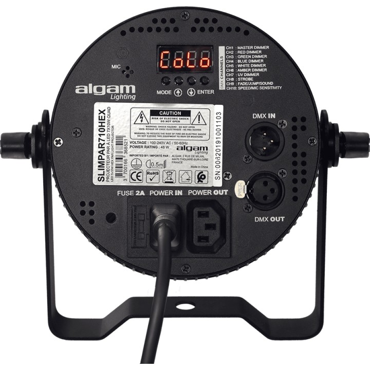 Acquista ALGAM LIGHTING SLIMPAR-710-QUAD online | Merula Strumenti Musicali