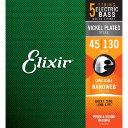 Acquista ELIXIR 14202 Electric Bass Nickel Plated Steel Nanoweb online | Merula Strumenti Musicali